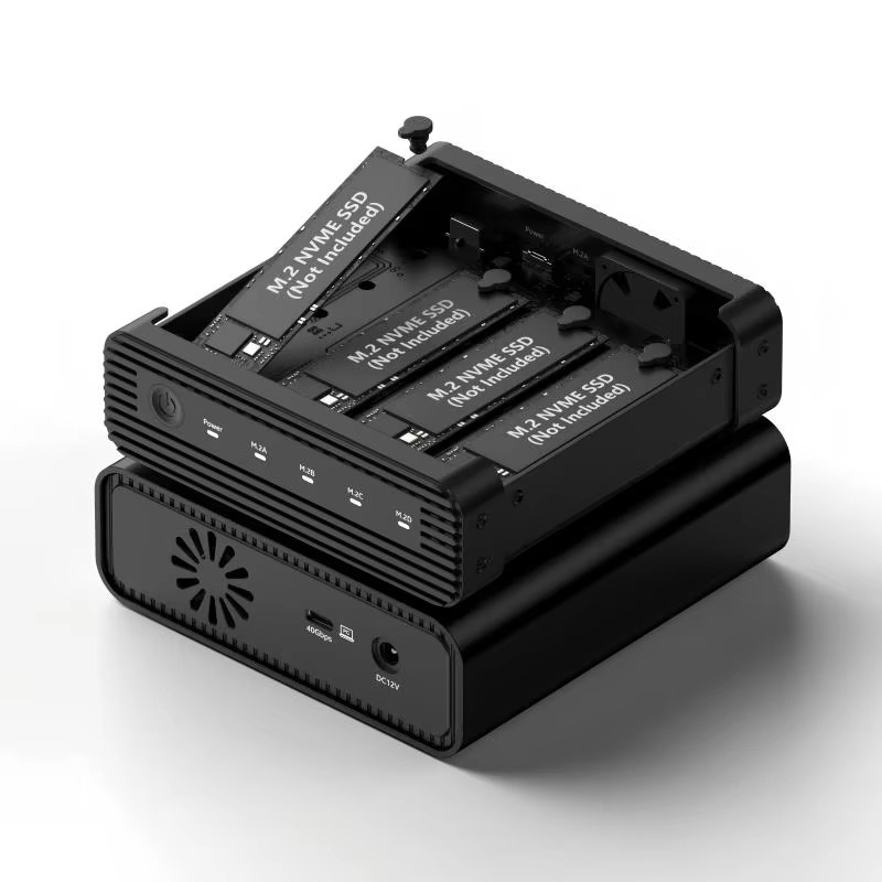 External Ssd - Aluminiowa obudowa M2 4-Bay USB4 na
