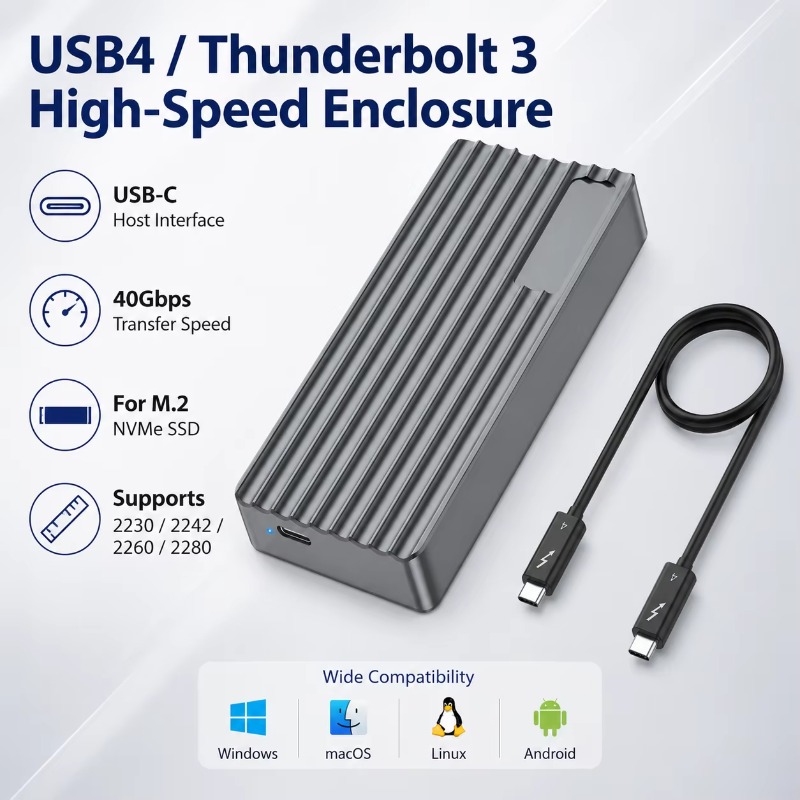 Obudowa TBT3/USB4 M.2 NVMe SSD – External Ssd recenzja i cena